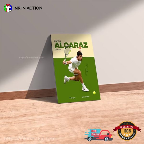 Carlos Alcaraz Carlitos Signature Poster