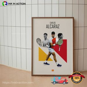 Carlos Alcaraz Tennis US Open Champions Poster No.1 1