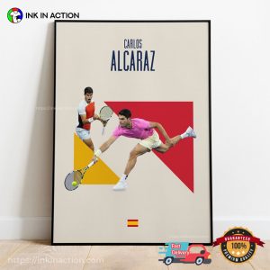 Carlos Alcaraz Tennis US Open Champions Poster No.2 3