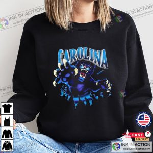 Carolina Football Black Panthers Mascot T-Shirt, Carolina Panthers Apparel