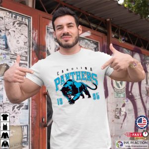 Carolina Panthers 1995 Logo Football Team T Shirt 1