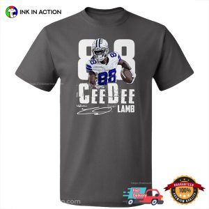 CeeDee Lamb dallas cowboys number 88 Signature T Shirt 1