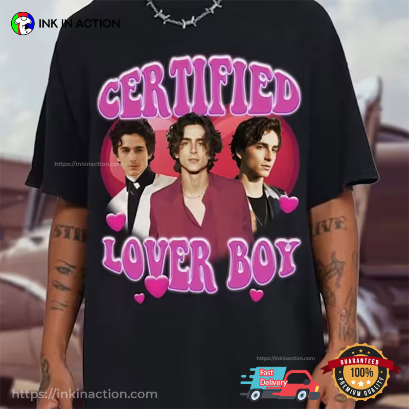 Certified Lover Boy Vintage Timmy Chalamet T-Shirt, Timothee Chalamet Merch