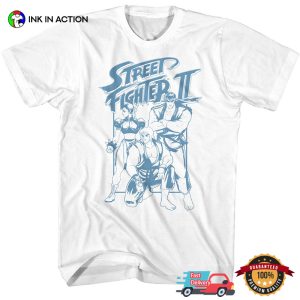 Classic Street Fighter II Retro Style Fans T Shirt 2