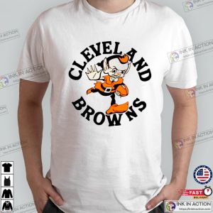 Cleveland Browns Brownie Stiff Arm T-Shirt