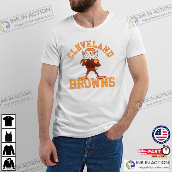 Cleveland Browns Brownie The Elf Mascot T-Shirt