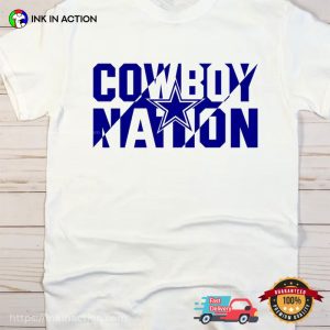 Cowboy Nation dallas cowboys star logo Football Tee 2
