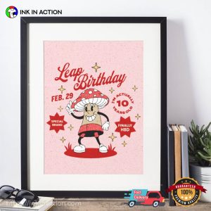Custom Leap Year, Leap Day Birthday Poster
