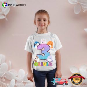 Custom SQUISHY MALLOWS Animals Happy Birthday T Shirt 2