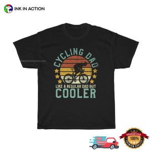 Cycling Dad Like A Regular Dad But Cooler Vintage T Shirt 2