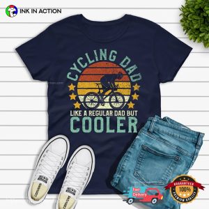 Cycling Dad Like A Regular Dad But Cooler Vintage T Shirt 3