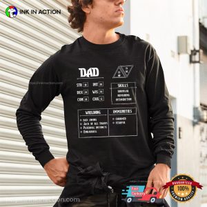 Dad Character Role Game Dungeons Master T-Shirt