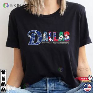 Dallas City All Star Dallas Mavericks Dallas Stars Texas Rangers dallas cowboys shirt 3