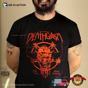 Deathgasm Black Magic Hail Satin Horror Movie Shirts