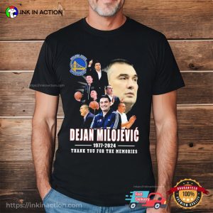 Dejan Milojevic Golden State Warriors Memorial T-Shirt