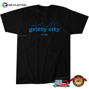 Detroit Gritty City Sport T Shirt 2