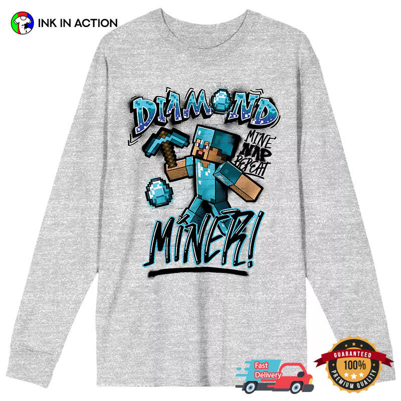 Diamond Miner Minecraft Shirt