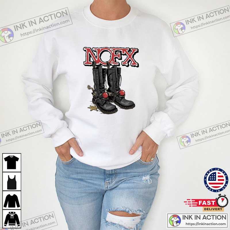 Dirty Boots NOFX Rock Band T-Shirt