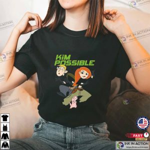 Disney Kim Possible Team T Shirt, kim possible cartoon Merch 1