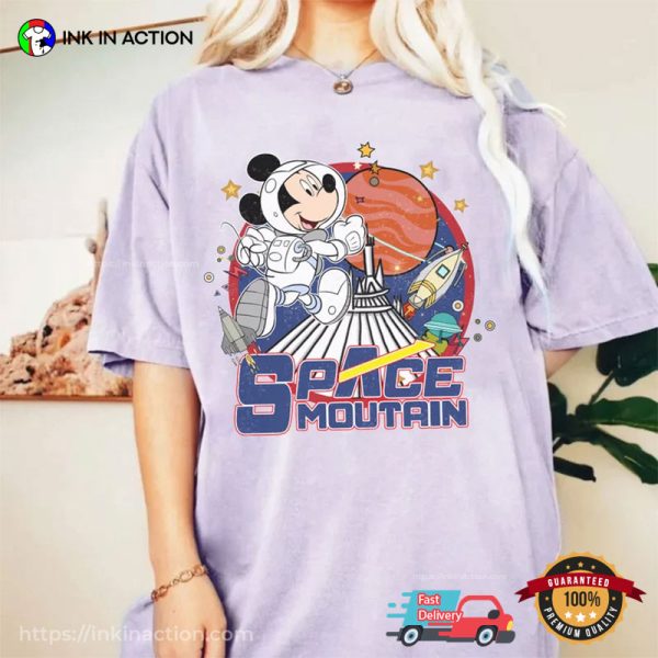 Disneyland Vintage Space Mountain Mickey Shirt