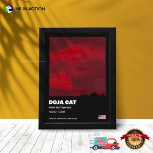 Doja Cat Paint The Town Red Album Poster 3