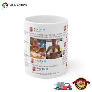 Doja Cat's Twitter Edition Coffee Cup, doja cat merch 2