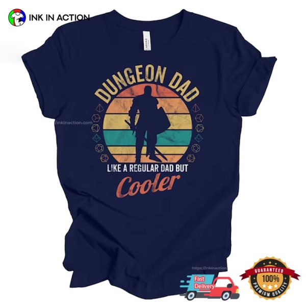 Dungeon Dad Vintage Dungeons And Dragons T-Shirt