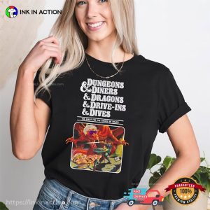 Dungeons And Diners And Dragons DnD Shirts