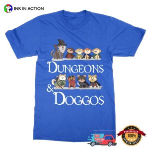 Dungeons & Doggos Cute dungeons and dragons t shirt 1