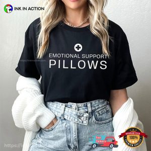 Emotional Support Pillow Boobs Funny Big Boob T-shirt
