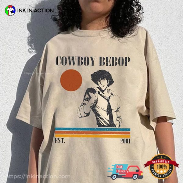 Est 2001 Cowboy Bebop Anime Vintage Japan Tee
