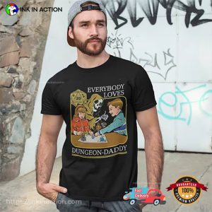 Everybody Loves Dungeon Daddy Role Game Retro dnd shirts 2