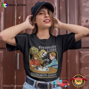 Everybody Loves Dungeon Daddy Role Game Retro dnd shirts 3