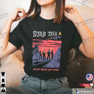 Explore Strange New Worlds Fan Art Star Trek Shirt