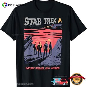 Explore Strange New Worlds Fan Art star trek shirt 3