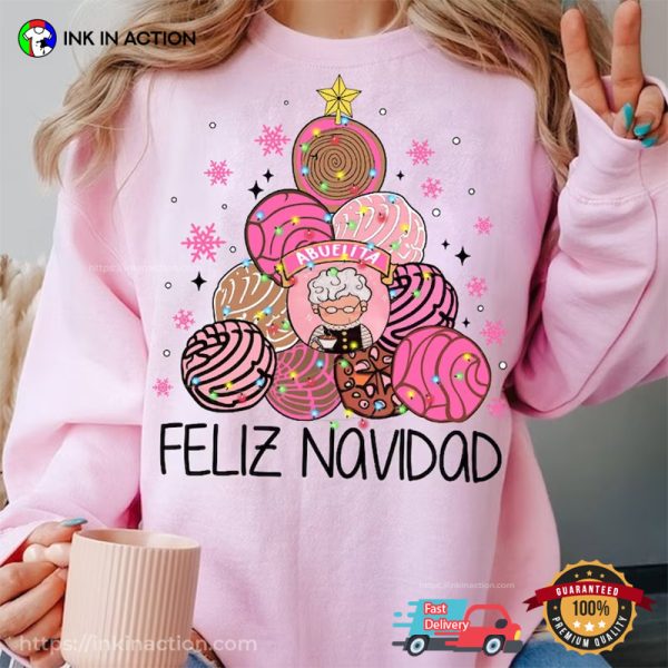 Feliz Navidad Abuelita Mexican Chocolate Valentine’s Day 2024 T-Shirt