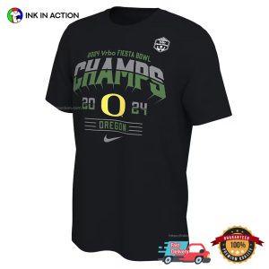 Fiesta Bowl Champions 2024 T Shirt, oregon ducks apparel 3