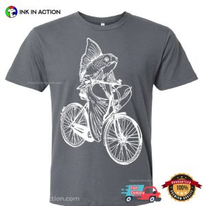 Fish On A Bicycle funny cycling t shirts 3