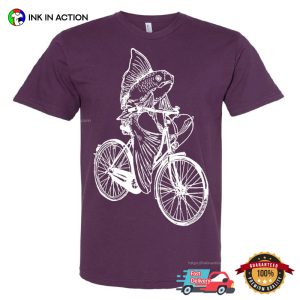 Fish On A Bicycle funny cycling t shirts 4