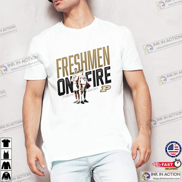 Freshmen On Fire Braden Smith And Fletcher Loyer Purdue Basketball Shirt