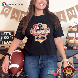 Georgia Bulldogs Vs Florida State Capital One Orange Bowl 2023 Football T Shirt 3