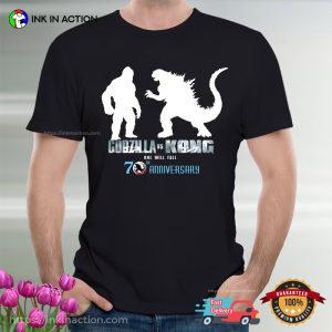 Godzilla X Kong 2024 New Movie 70 Anniversary T-shirt