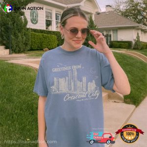 Greetings From Cresent City Comfort Colors Shirt 1