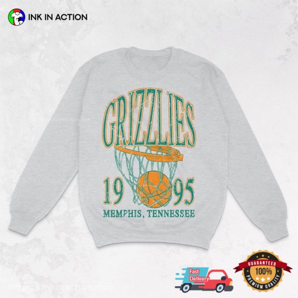 Grizzlies Basketball 1995 Memphis Tennessee Vintage T-Shirt