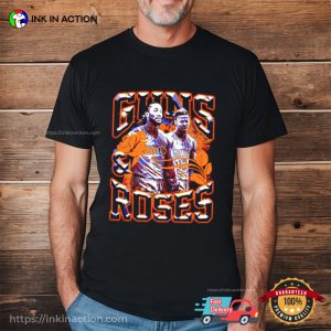 Guns & Roses Vancouver Grizzlies Basketball Retro NBA T-Shirt