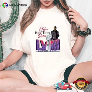 Half Time Show LVIII Super Bowl Usher Football Tee 3