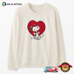 Happy Snoopy Valentine Cartoon T-Shirt
