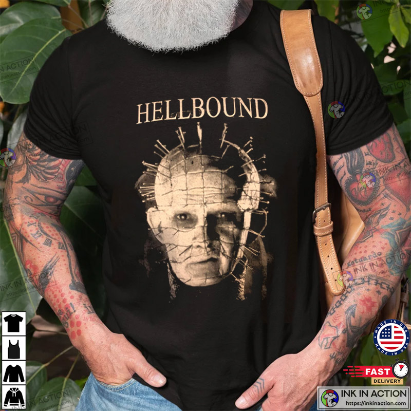 Hellraiser Pinhead Hellbound 90s Horror Movie T-Shirt