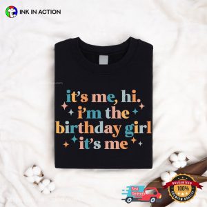 Hi I'm The Birthday Girl Cute Girl birthday shirt 1
