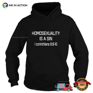 Homosexuality Is A Sin Trending T-Shirt